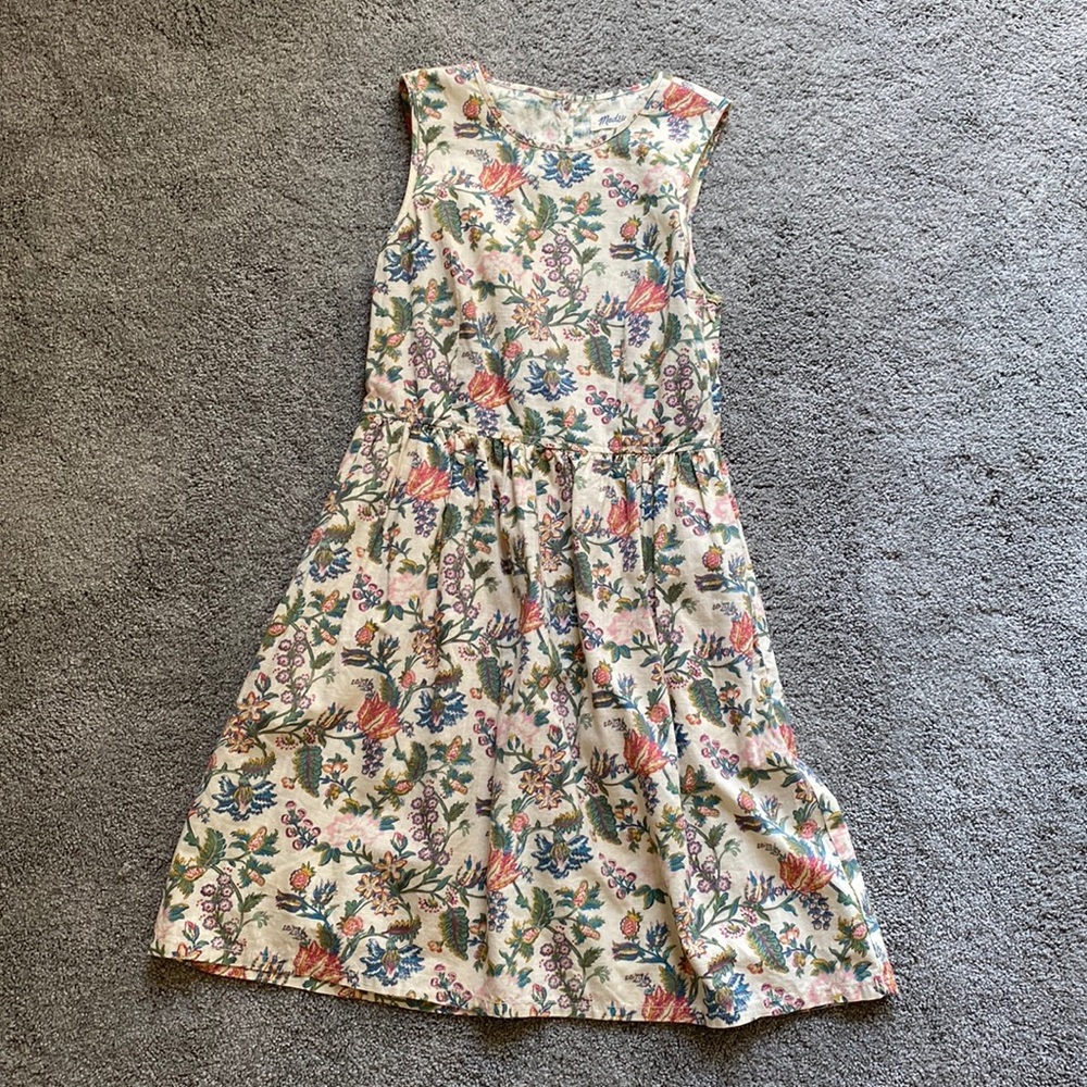 MADEWELL FLORAL DRESS.